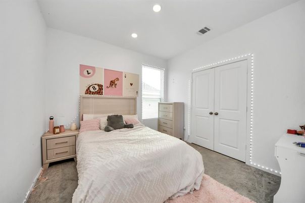 Bedroom, Interior, Recessed Lighting