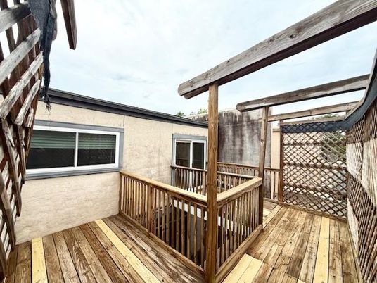Exterior, Wood Texture Flooring