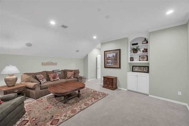 Interior, Living room, Recessed Lighting