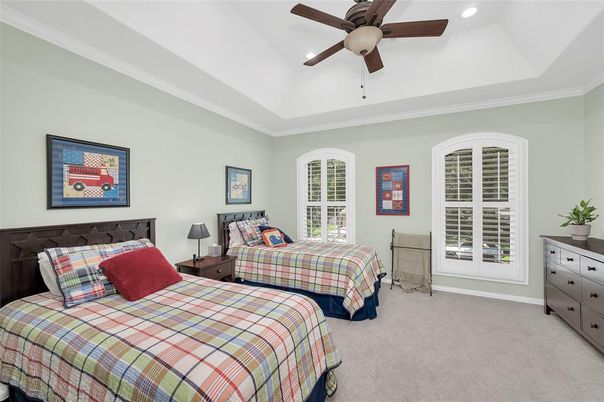 Bedroom, Interior, Recessed Lighting