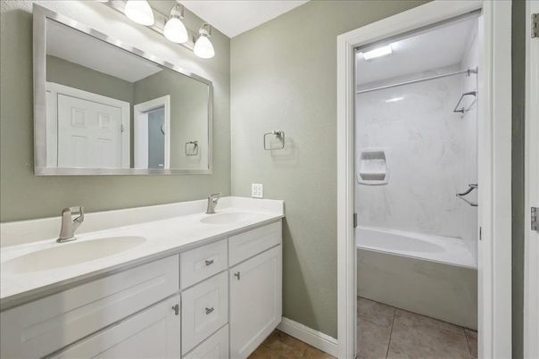 Bathroom, Dual Sink Vanities, Interior, Marble Walls