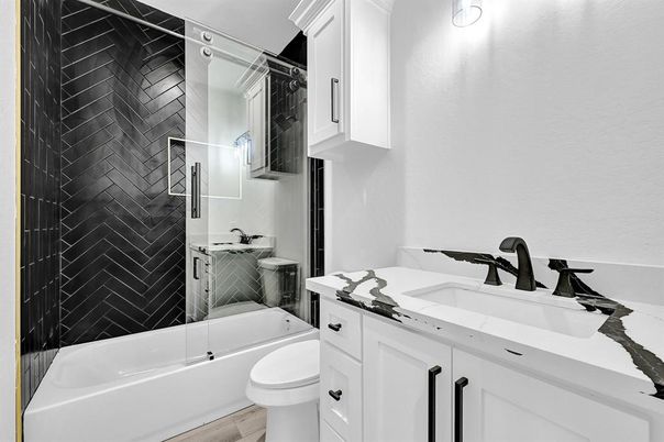 Bathroom, Interior, Wood Texture Flooring