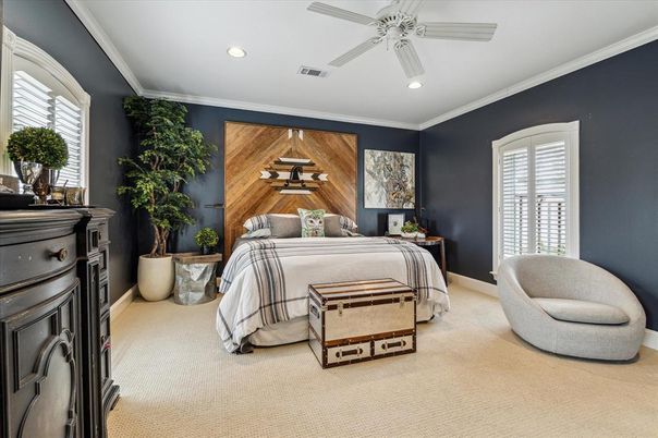 Bedroom, Interior, Recessed Lighting