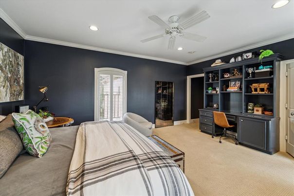 Bedroom, Home Office, Interior, Recessed Lighting