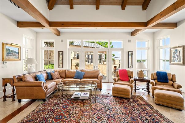 Interior, Living room, Wooden Beams