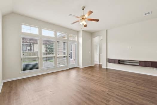 Empty room, Interior, Wood Texture Flooring