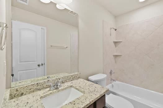 Bathroom, Interior, Recessed Lighting