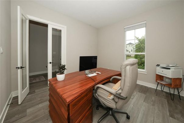 Home Office, Interior, Wood Texture Flooring