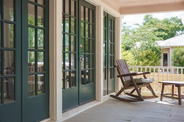 Exterior, Wood Texture Flooring