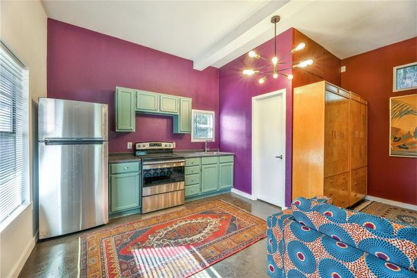 Interior, Kitchen, Pendant Lights, Stainless Steel Appliances