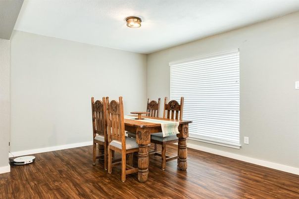 Dining room, Interior, Wood Texture Flooring