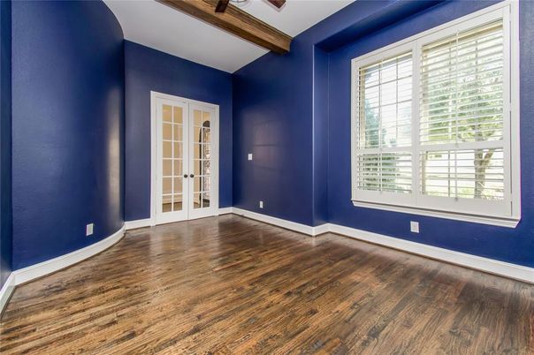 Empty room, Interior, Wooden Beams, Wood Texture Flooring