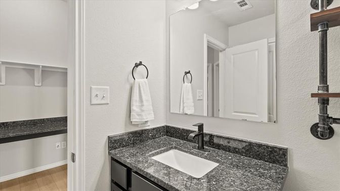 Bathroom, Interior, Wood Texture Flooring