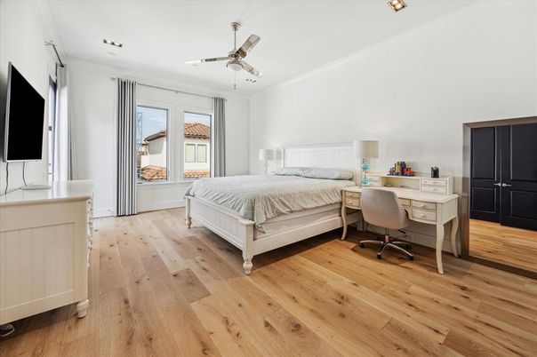 Bedroom, Home Office, Interior, Wood Texture Flooring