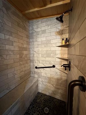 Bathroom, Interior, Stone Walls