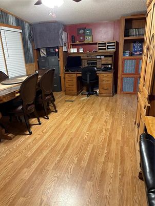 Home Office, Interior, Wood Texture Flooring