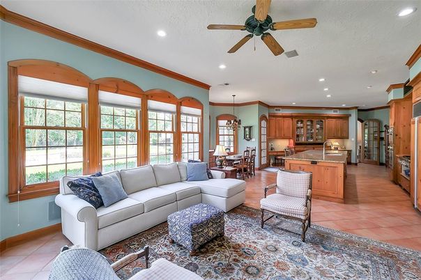 Dining room, Interior, Kitchen, Living room, Pendant Lights, Recessed Lighting
