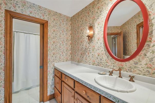Bathroom, Dual Sink Vanities, Interior, Tile Countertops
