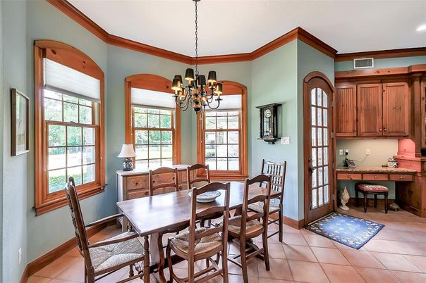 Chandelier, Dining room, Interior, Recessed Lighting