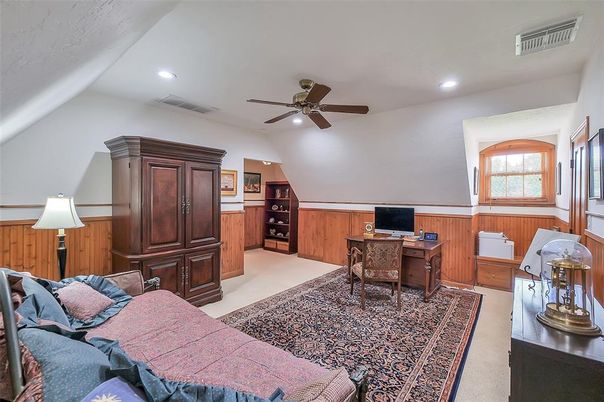 Home Office, Interior, Recessed Lighting