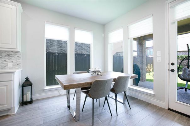 Dining room, Interior, Wood Texture Flooring