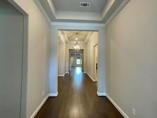 Chandelier, Interior, Wood Texture Flooring