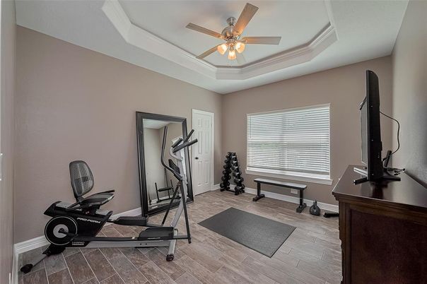 Fitness Equipment, Interior, Wood Texture Flooring