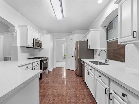 Interior, Kitchen, Recessed Lighting, Stainless Steel Appliances