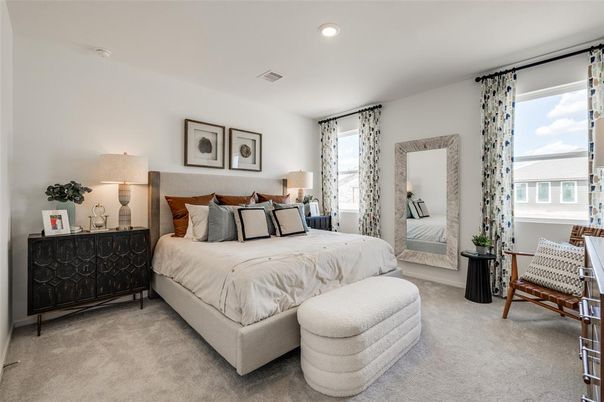 Bedroom, Interior, Recessed Lighting