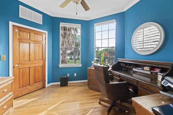 Home Office, Interior, Wood Texture Flooring
