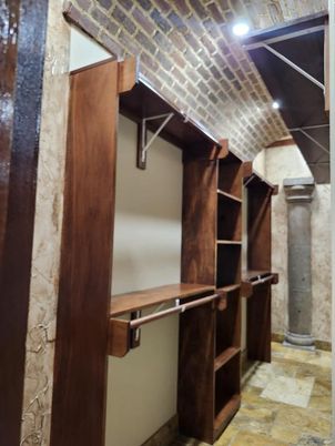 Interior, Stone Walls, Walk-in Closets