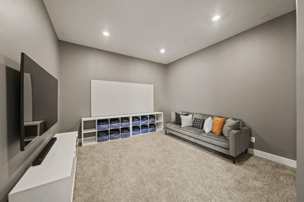 Interior, Living room, Recessed Lighting