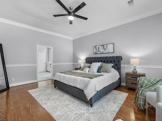 Bedroom, Interior, Wood Texture Flooring