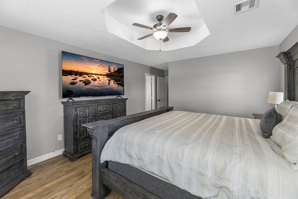 Bedroom, Interior, Wood Texture Flooring