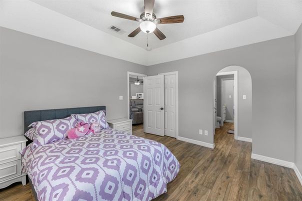 Bedroom, Interior, Wood Texture Flooring