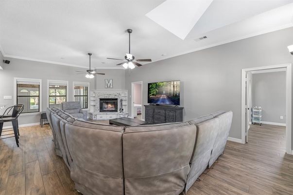 Fireplace, Interior, Living room, Wood Texture Flooring