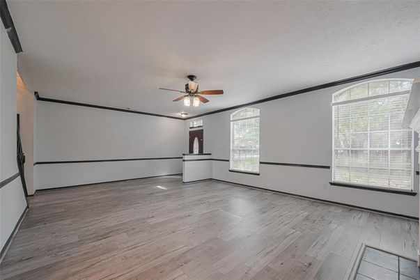 Empty room, Interior, Wood Texture Flooring