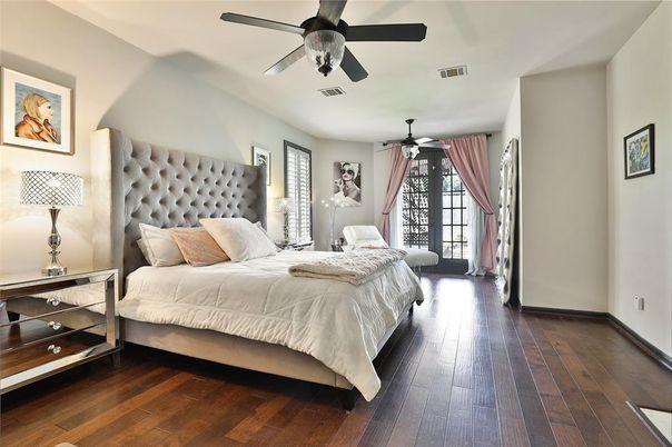 Bedroom, Interior, Wood Texture Flooring