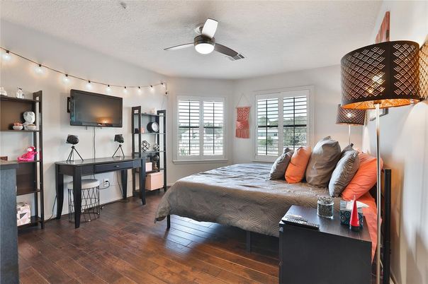 Bedroom, Interior, Wood Texture Flooring