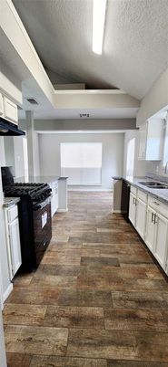 Interior, Kitchen, Wood Texture Flooring