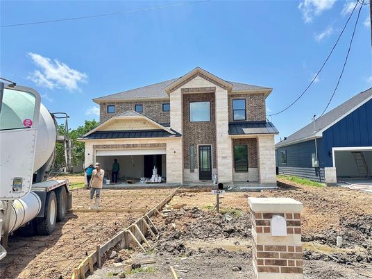 Attached, Backyard, Exterior, Facade, Brick Facade, None
