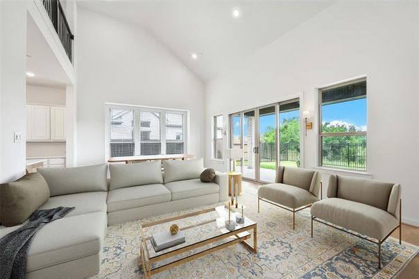 Interior, Living room, Recessed Lighting