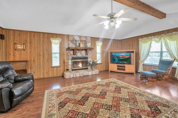 Fireplace, Interior, Wooden Beams, Wood Texture Flooring, Wooden Walls