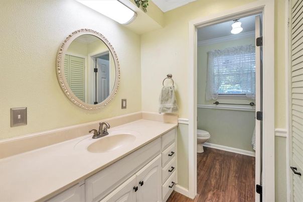 Bathroom, Interior, Wood Texture Flooring