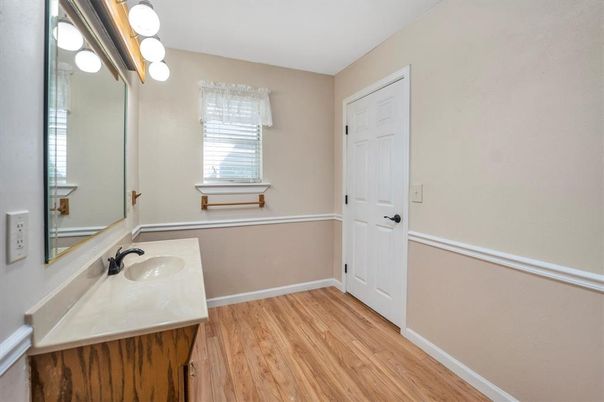 Bathroom, Interior, Wood Texture Flooring