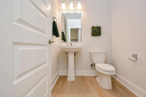 Bathroom, Interior, Wood Texture Flooring