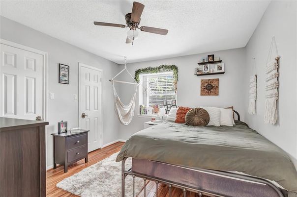 Bedroom, Interior, Wood Texture Flooring