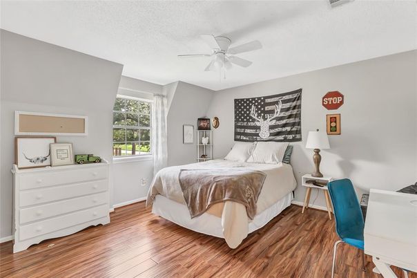 Bedroom, Interior, Wood Texture Flooring
