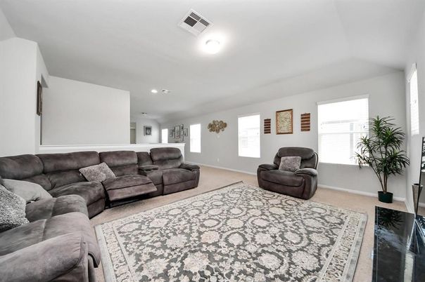 Interior, Living room, Recessed Lighting