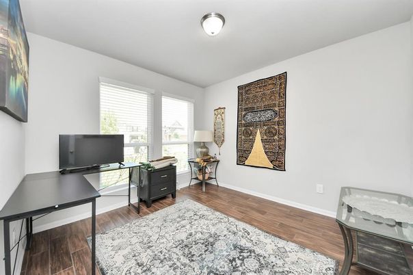 Home Office, Interior, Wood Texture Flooring